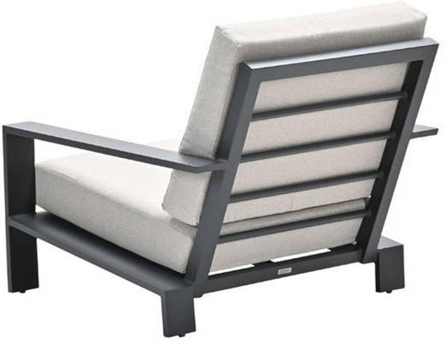 Garden Impressions Lincoln lounge fauteuil carbon black desert sand - Foto 4