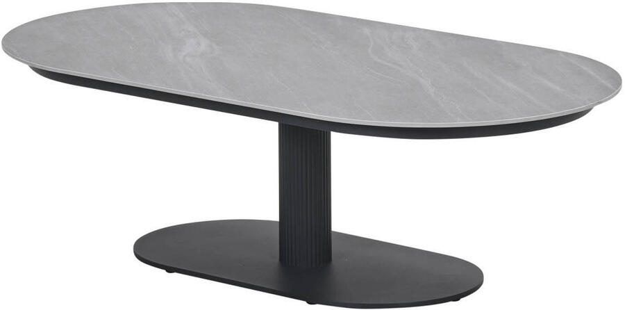 Garden Impressions Nice lounge tuintafel 130x70 cm carbon black