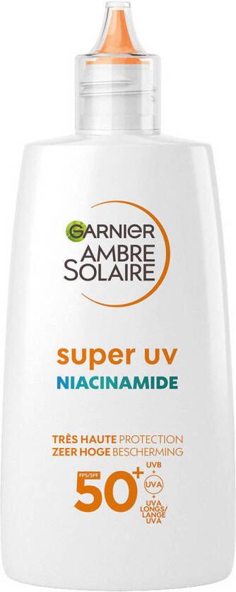 Garnier Ambre Solaire Super UV niacinamide anti-imperfecties fluid zonnebrand SPF50 40 ml