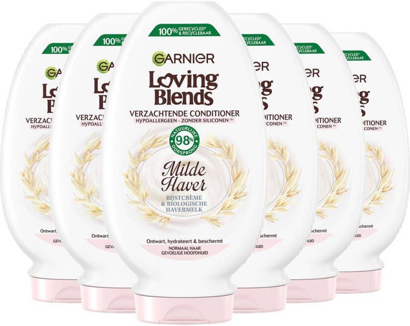 Garnier Loving Blends Milde Haver conditioner 6 x 250 ml voordeelverpakking