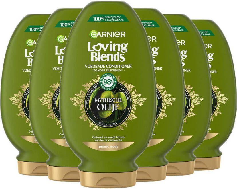 Garnier Loving Blends Mythische olijfolie conditioner 6x 250 ml voordeelverpakking