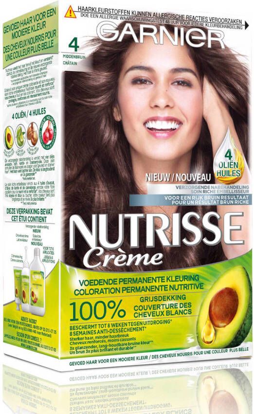 Garnier Nutrisse Ultra Crème haarkleuring 4 Middenbruin