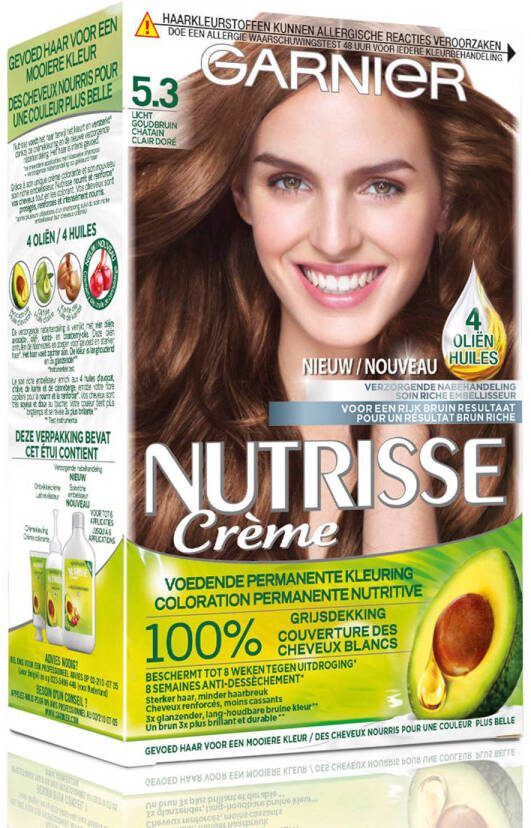 Garnier Nutrisse Ultra Crème haarkleuring 5.3 Licht Goudbruin