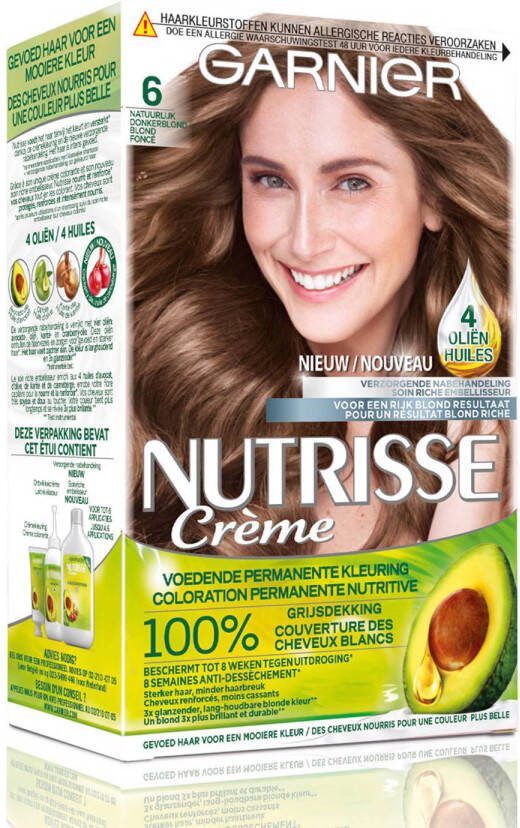 Garnier Nutrisse Ultra Crème haarkleuring 6 Natuurlijk Donkerblond