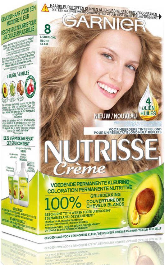 Garnier Nutrisse Ultra Crème haarkleuring 8 Lichtlond
