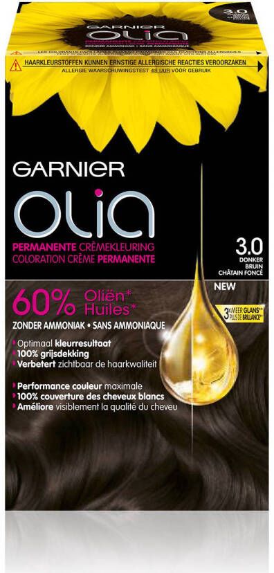 Garnier Olia haarkleuring 3.0 Donker Bruin