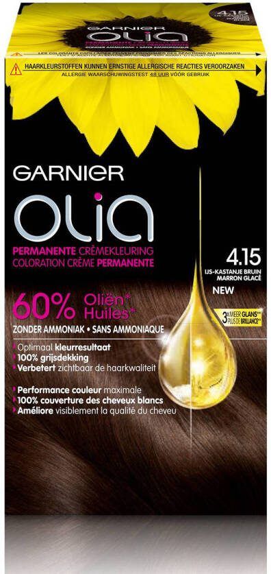 Garnier Olia haarkleuring 4.15 Ijs-Kastanjebruin