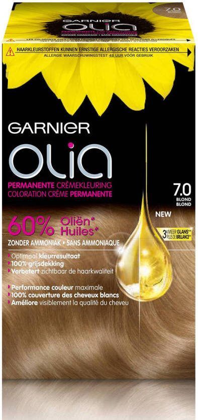 Garnier Olia haarkleuring 7.0 Middenblond