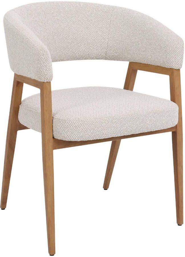 Giga Meubel Eetkamerstoel Fureso Beige Naturel Set van 2