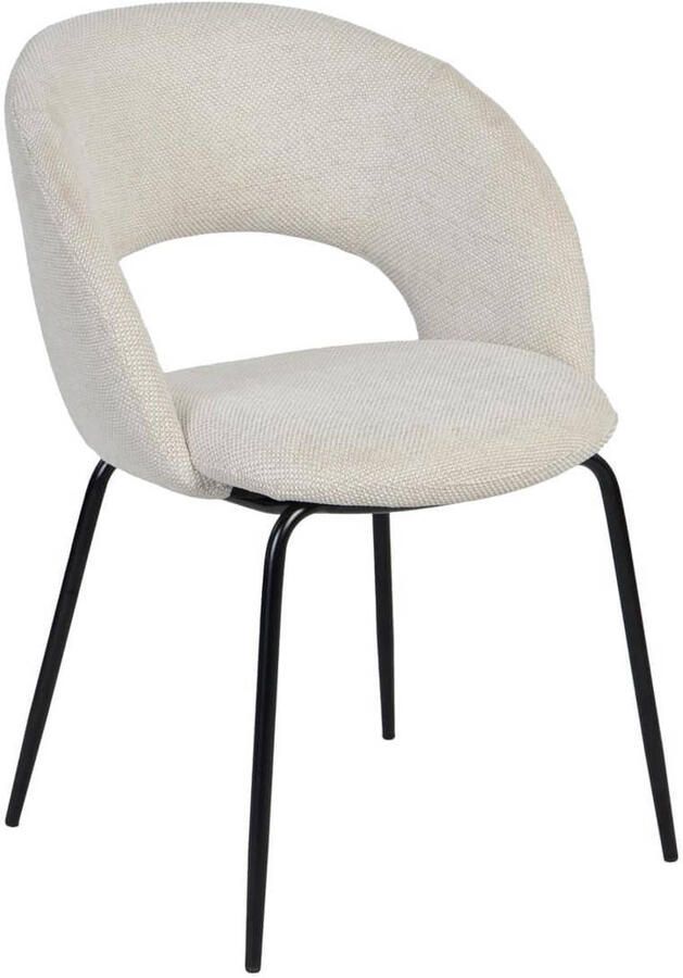 Giga Meubel Eetkamerstoel Stof Beige Zitdiepte 60cm Julius