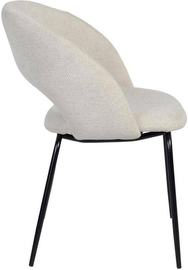 Giga Meubel Eetkamerstoel Stof Beige Zitdiepte 60cm Julius - Foto 2