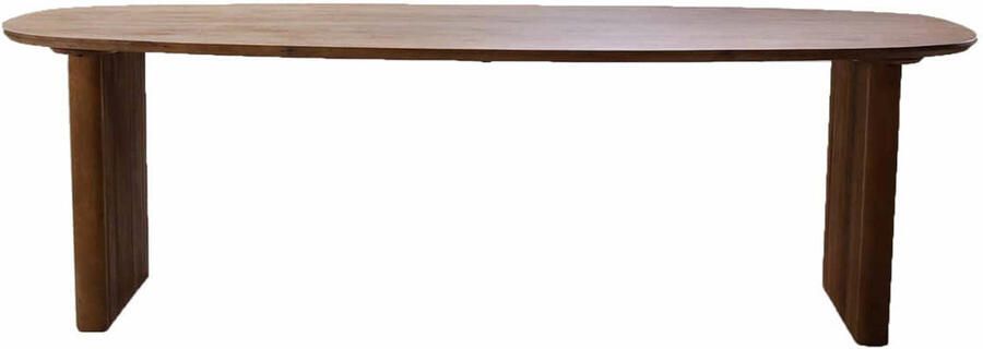 Giga Meubel Eettafel Aya Deens Ovaal Mangohout Naturel 180cm
