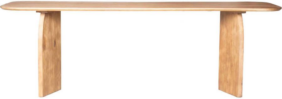 Giga Meubel Eettafel Dalarna Deens Ovaal Naturel Hout 240x100x76cm