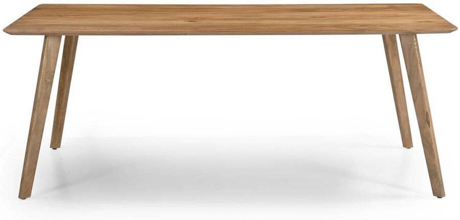Giga Meubel Eettafel Naturel Mangohout 200cm Rechthoek Eettafel Denmark - Foto 3