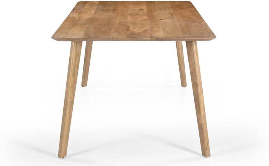 Giga Meubel Eettafel Naturel Mangohout 200cm Rechthoek Eettafel Denmark - Foto 4