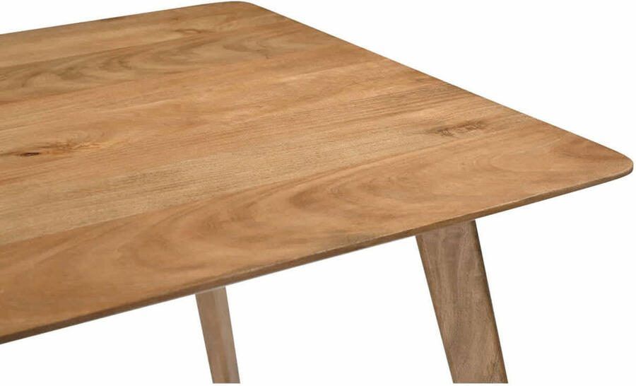 Giga Meubel Eettafel Naturel Mangohout 200cm Rechthoek Eettafel Denmark - Foto 5
