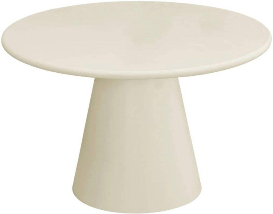 Giga Meubel Eettafel Rond Beige 120cm Beton Ciré Fenna