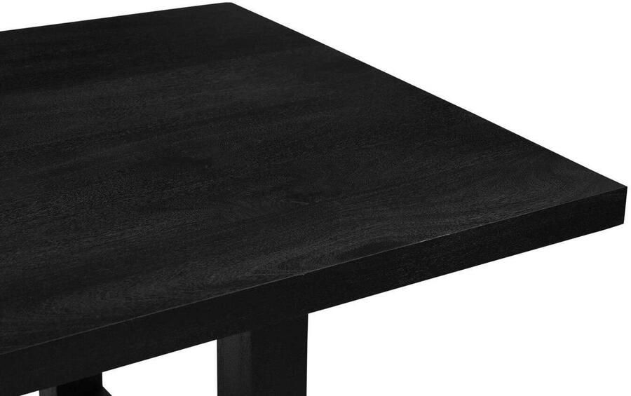 Giga Meubel Eettafel Zwart 240cm Mangohout Industrieel Eettafel Frans - Foto 8