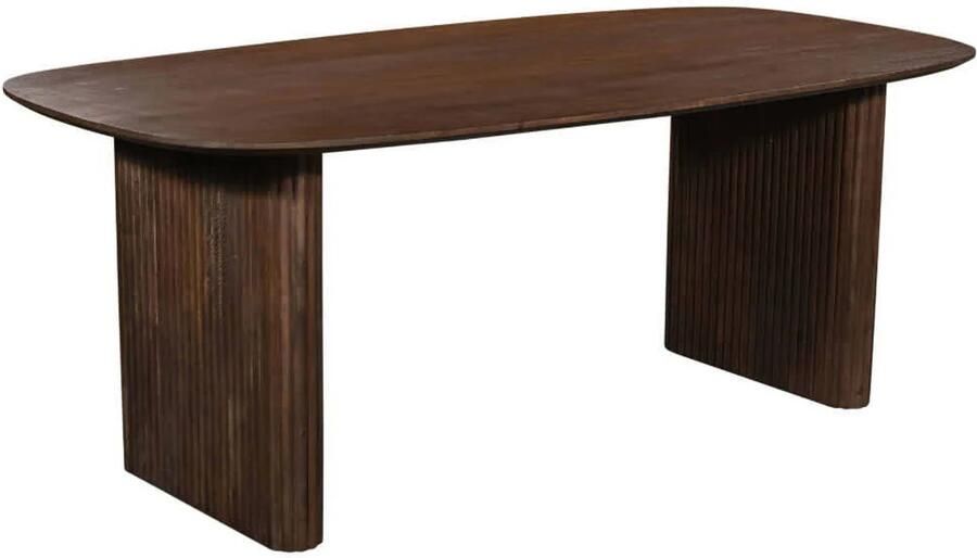 Giga Meubel Eettafel Juro Deens Ovaal Mangohout 200cm