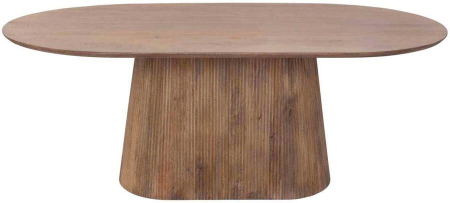 Giga Meubel Eettafel Salvador Naturel Hout 160x100x76cm