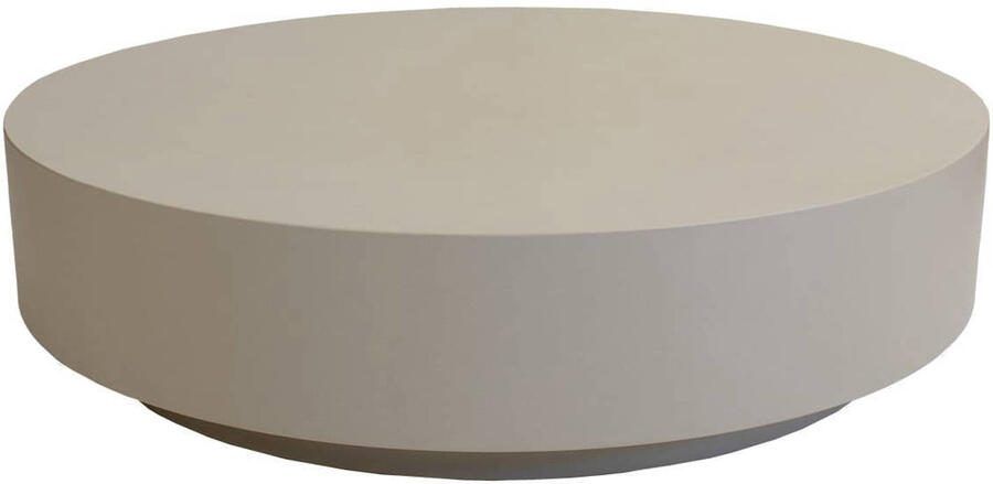 Giga Meubel Salontafel Bergby Rond Beige 120x120x30cm