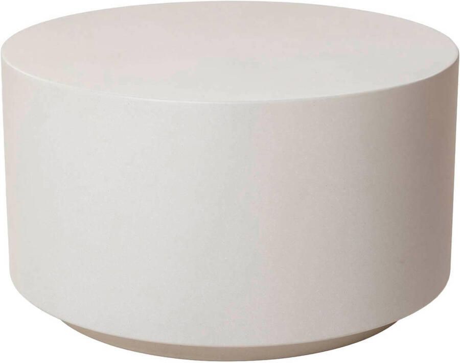 Giga Meubel Salontafel Bergby Rond Beige Composiet 60x60x35cm
