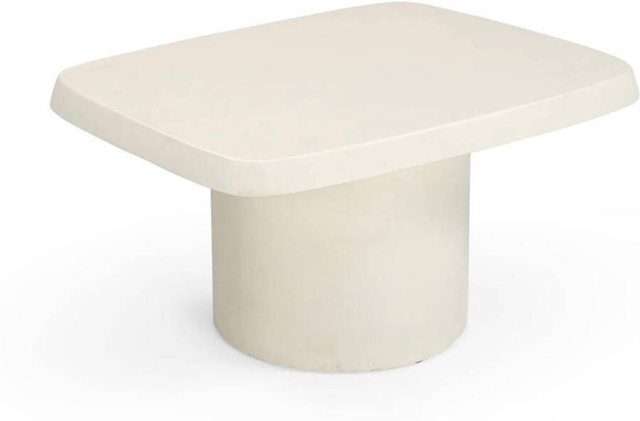 Giga Meubel Salontafel Rechthoek 69cm Beige Beton Carly