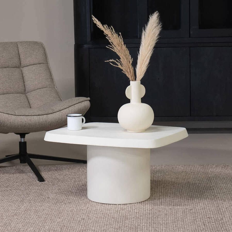 Giga Meubel Salontafel Rechthoek 69cm Beige Beton Carly - Foto 2