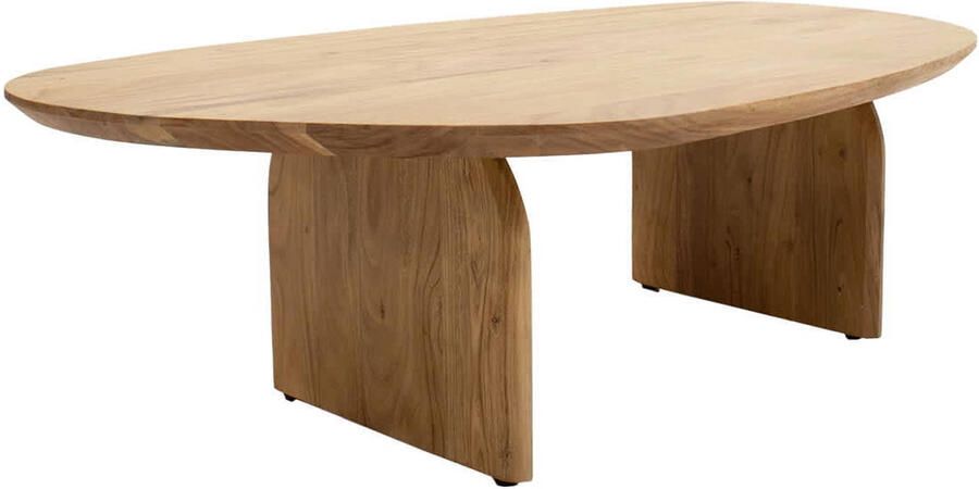 Giga Meubel Salontafel Naturel Mangohout 135cm Organisch Salontafel Floor - Foto 5