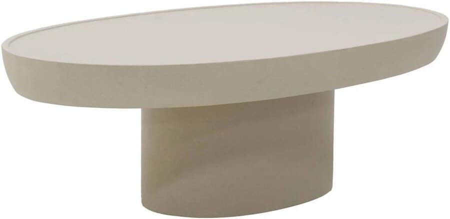 DÉJA Living Salontafel Betonlook Beige 120x65x39cm Livinia