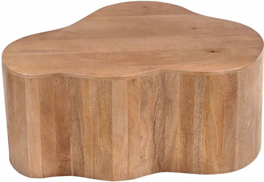 Giga Meubel Salontafel Moos Organisch Naturel Hout 70x50x30cm