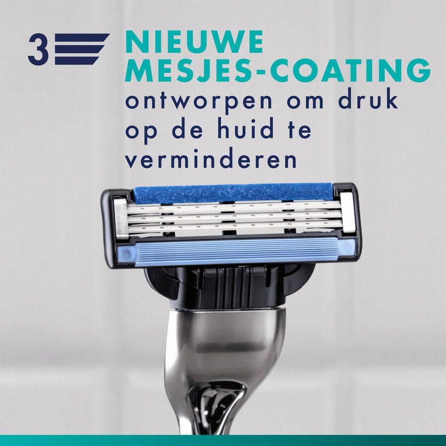 Gillette Mach 3 1 Scheermes Voor Mannen 12 Scheermesjes Brievenbusverpakking - Foto 5