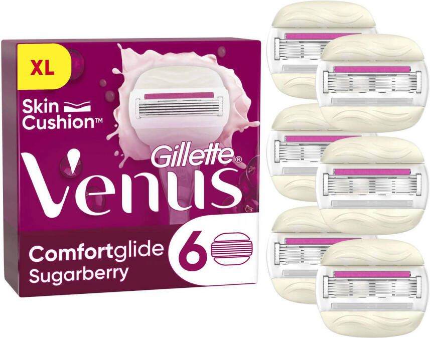 Gillette Venus Comfortglide Sugarberry 6 navulmesjes