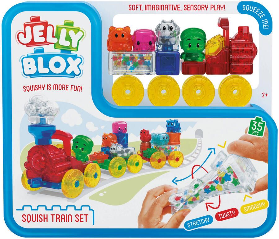 Goliath Jelly Blox Squishy Train Set