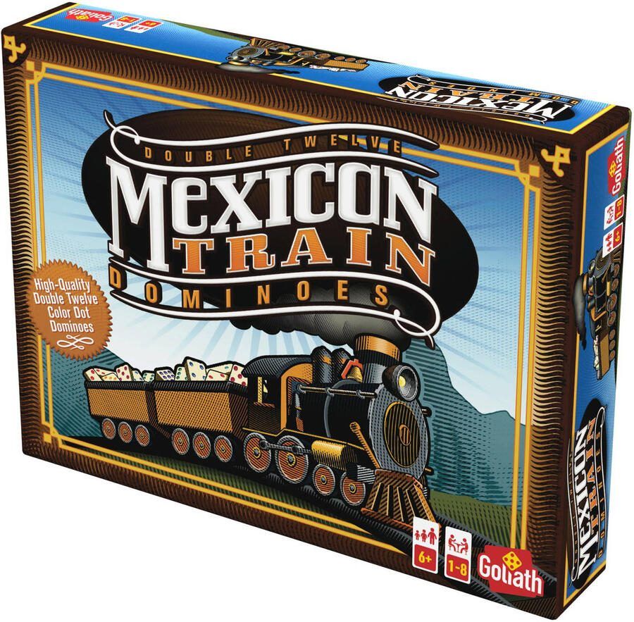 Goliath Mexican Train Dominoes Actiespel Domino - Foto 4