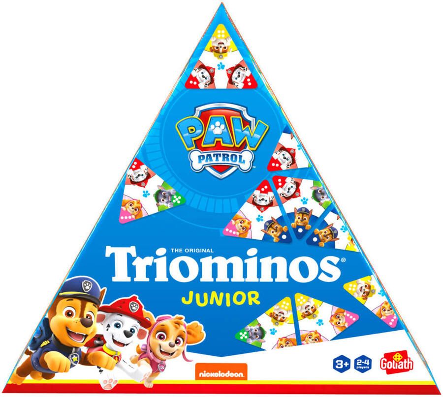 Goliath Triominos Junior Paw Patrol Bordspel Kinderspel Speel Triominos met jouw favoriete Paw Patrol personage