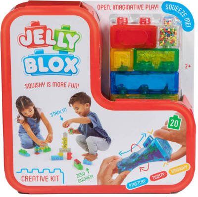 Goliath Jelly Blox Creative Kit Constructiespeelgoed Zachte Bouwblokken Pijnvrij Spelen Vanaf 2 jaar