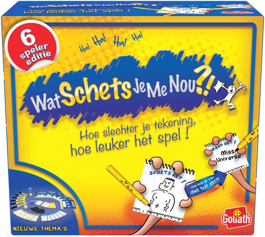 Goliath Wat schets je me nou?! 6 spelers Big BOX