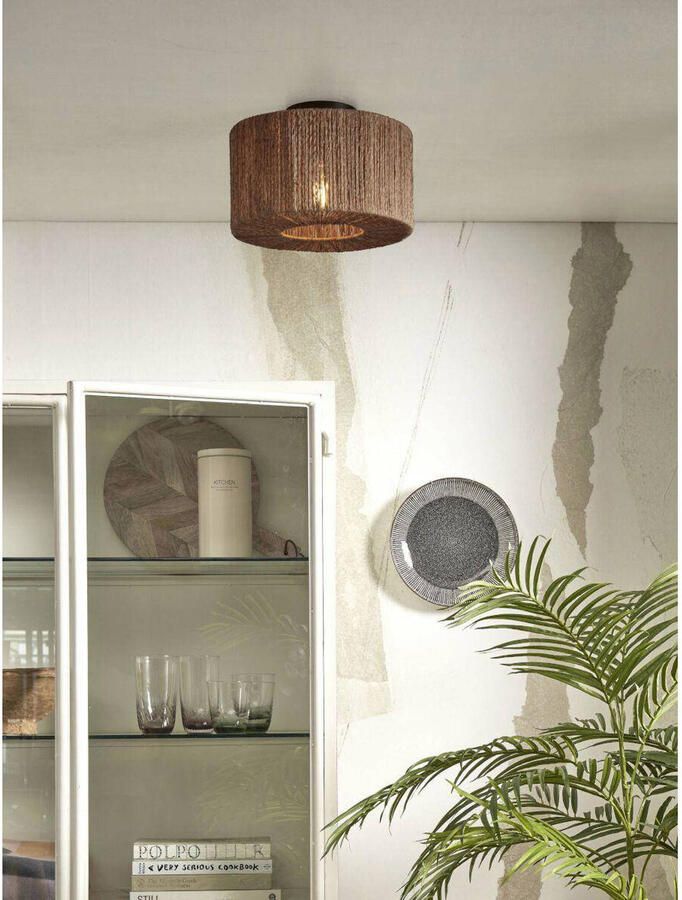 GOOD&MOJO Plafondlamp Iguazu Jute 30cm Naturel - Foto 3
