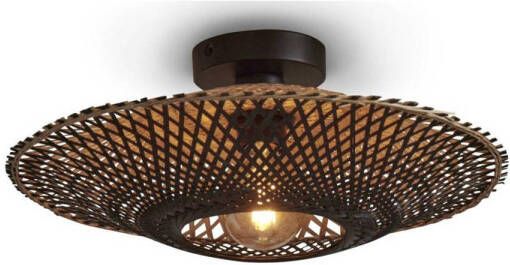 GOOD&MOJO Plafondlamp Kalimantan Bamboe 44cm Zwart Naturel - Foto 2