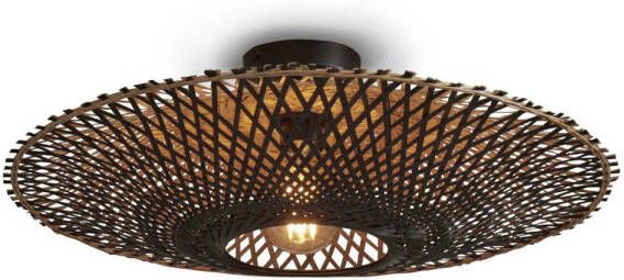 GOOD&MOJO Plafondlamp Kalimantan Bamboe 60cm Zwart Naturel - Foto 3