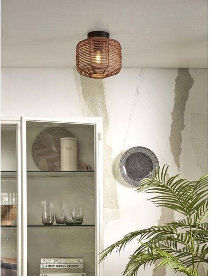 GOOD&MOJO Plafondlamp TanamiØ25 cm naturel - Foto 4