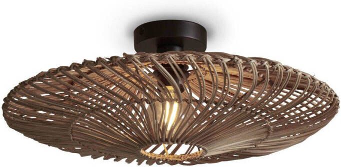 GOOD&MOJO Plafondlamp Zanzibar Rotan 55cm Naturel - Foto 3