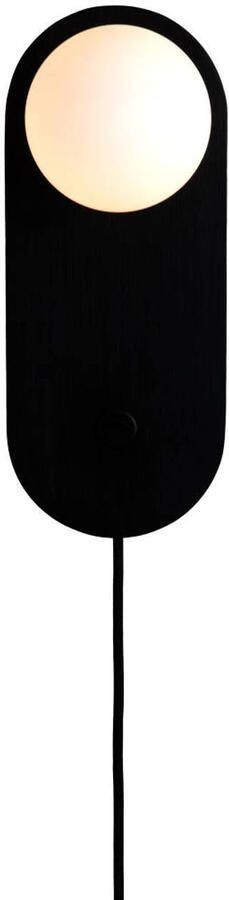 GOOD&MOJO Wandlamp Java Bamboe en glas Zwart