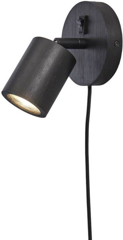 GOOD&MOJO Wandlamp Java Bamboe Zwart Ø12cm - Foto 3