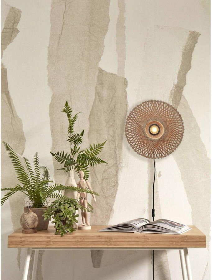GOOD&MOJO Wandlamp Kalimantan Bamboe 30cm Naturel - Foto 2