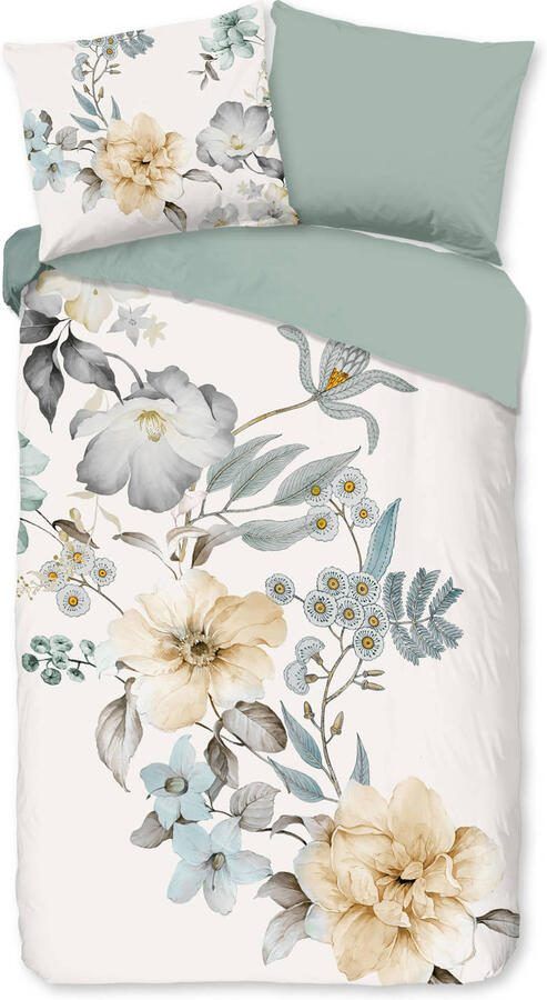 Good Morning Dekbedovertrek Celina Wit 140x200 220 cm 100% Katoen