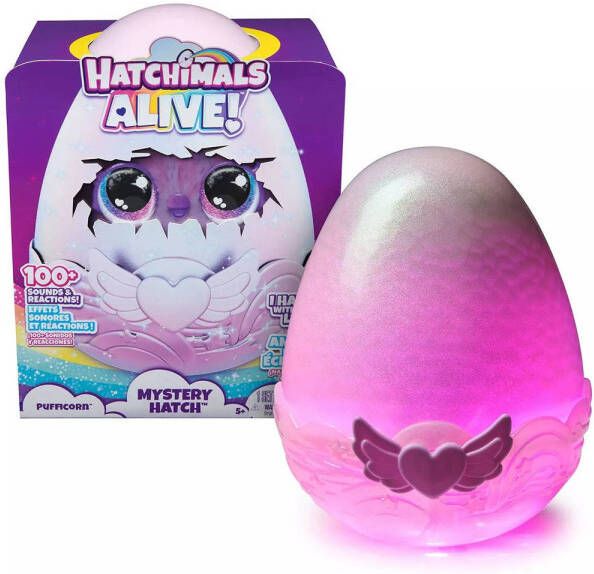 Hatchimals Alive Secret Hatch Pufficorn