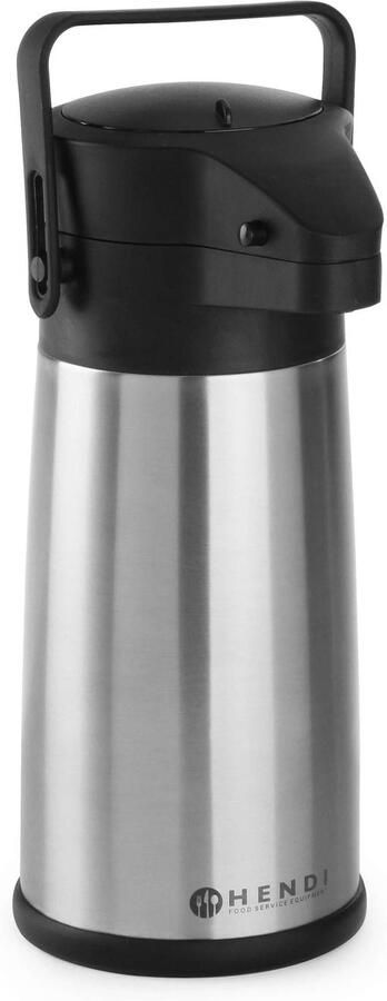 Hendi Thermoskan met Pomp Pompkan Isoleerkan 2.2 Liter
