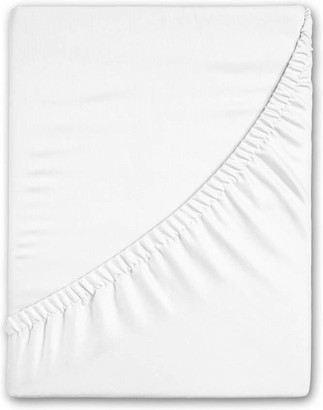 Hip Hoeslaken in mt. 90x200 140x200 of 180x200 cm 100% katoen mako-satijn rondom elastiek tot 25 cm hoogte (1 stuk) - Foto 4